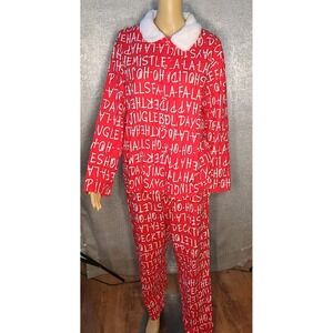 NWOT Ho Ho Ho Fa La La 2 Piece French Jenny Pajamas XL
